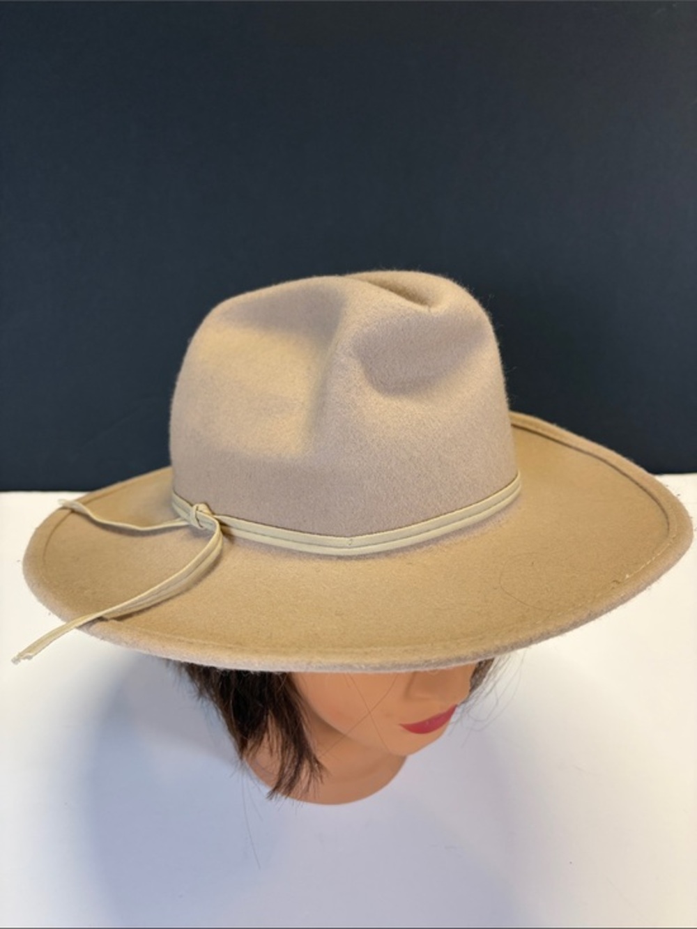Eddy Bros Ranger Wool Felt Hat Beige Western Cowboy Hat